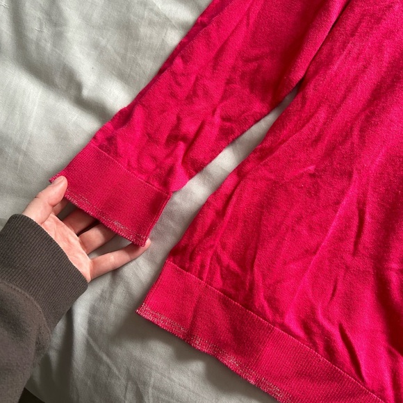 Tommy Hilfiger Pink Sparkle Sweater - Picture 2 of 10